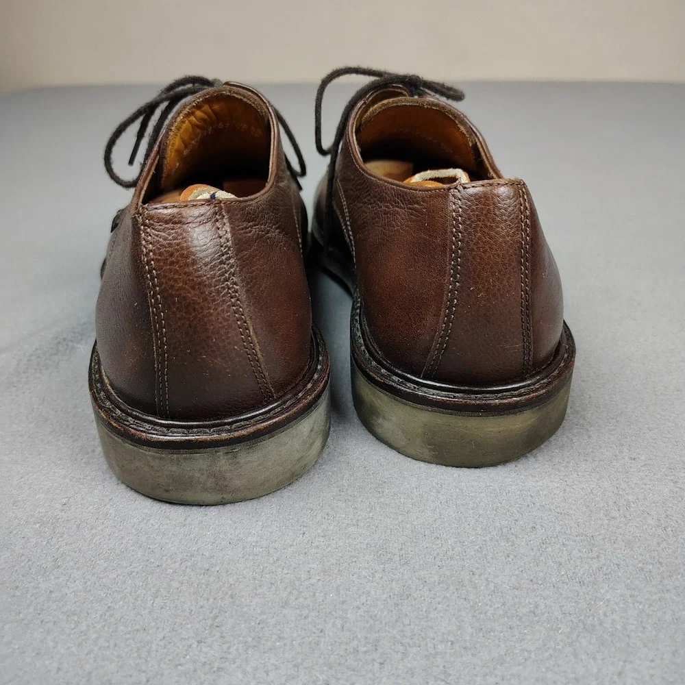 Mephisto Marlon Oxford Shoes Men 10 Pebble Chestnut Leather Goodyear Welt Derby